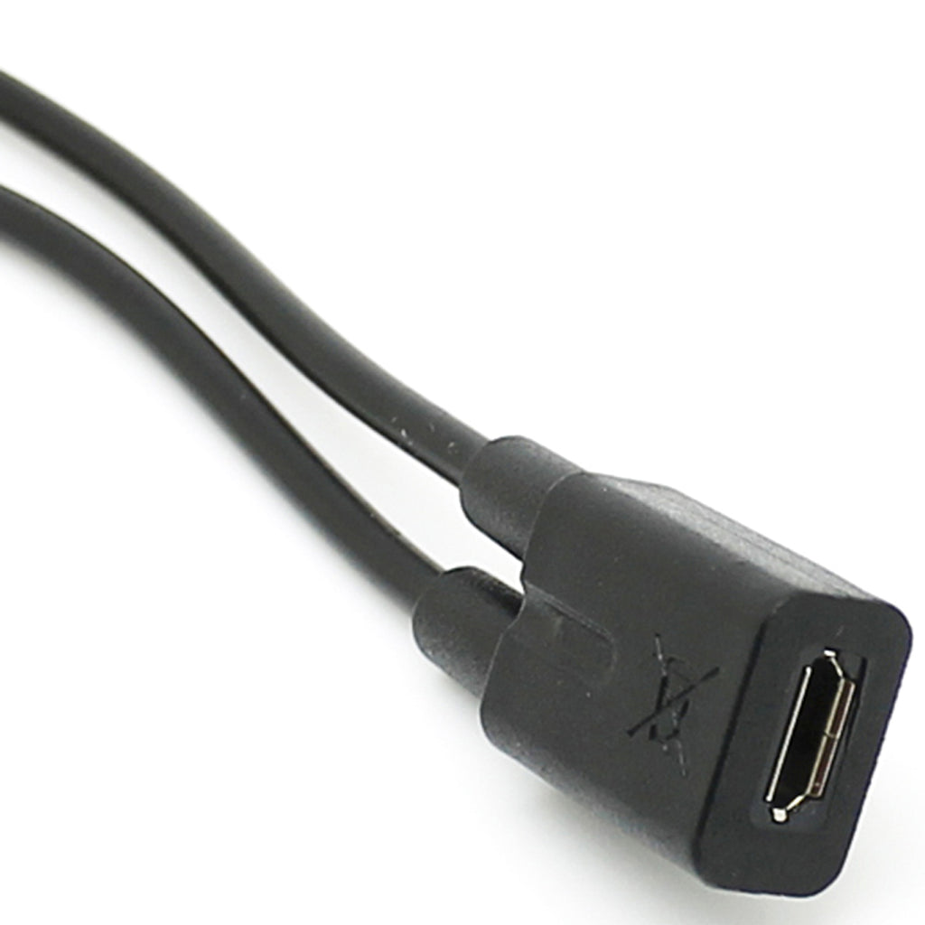 Micro USB Splitter Cable 1 Female to 2 Male Dual Y Cord Simultaneous Charging and Data Sync Extension Wire for Security Camera PS4 Controller Kindle Speaker Dash Cam