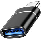 USB C to USB 3.0 Adapter Type C Male to USB A Female OTG Converter 5Gbps Aluminum Mini Plug for MacBook iPad Tablet Phone Flash Drive