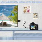 HDMI Compatible Male to Micro HDMI Female Adapter 1080P 3D ARC Ethernet Gold Plated for Camera Camcorder Tablet HDTV Monitor Projector
