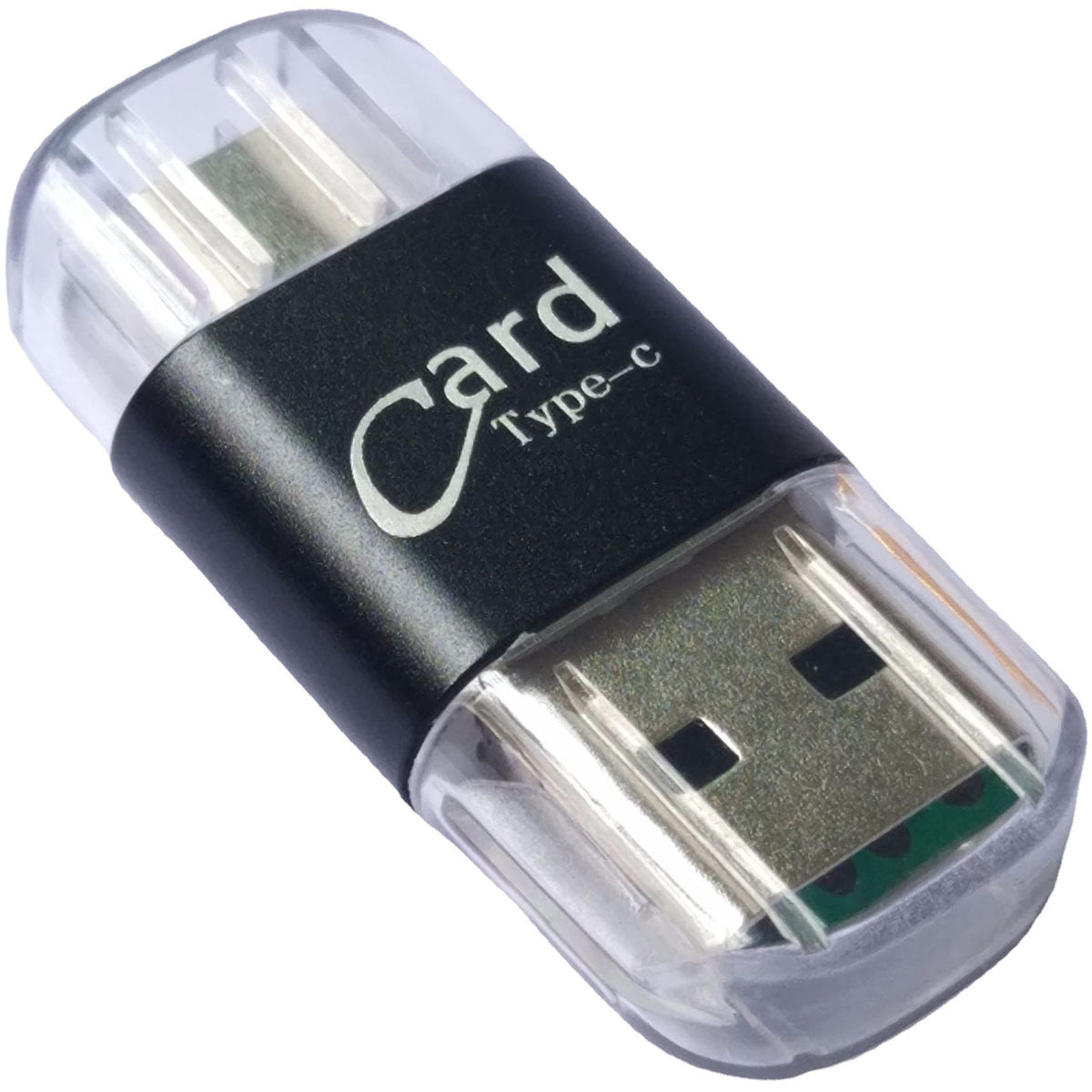 USB C and USB A Micro SD Card Reader 2 in 1 Dual Connector TF Memory Card Adapter OTG Converter for Android Phone iPad MacBook PC Laptop Dash Cam