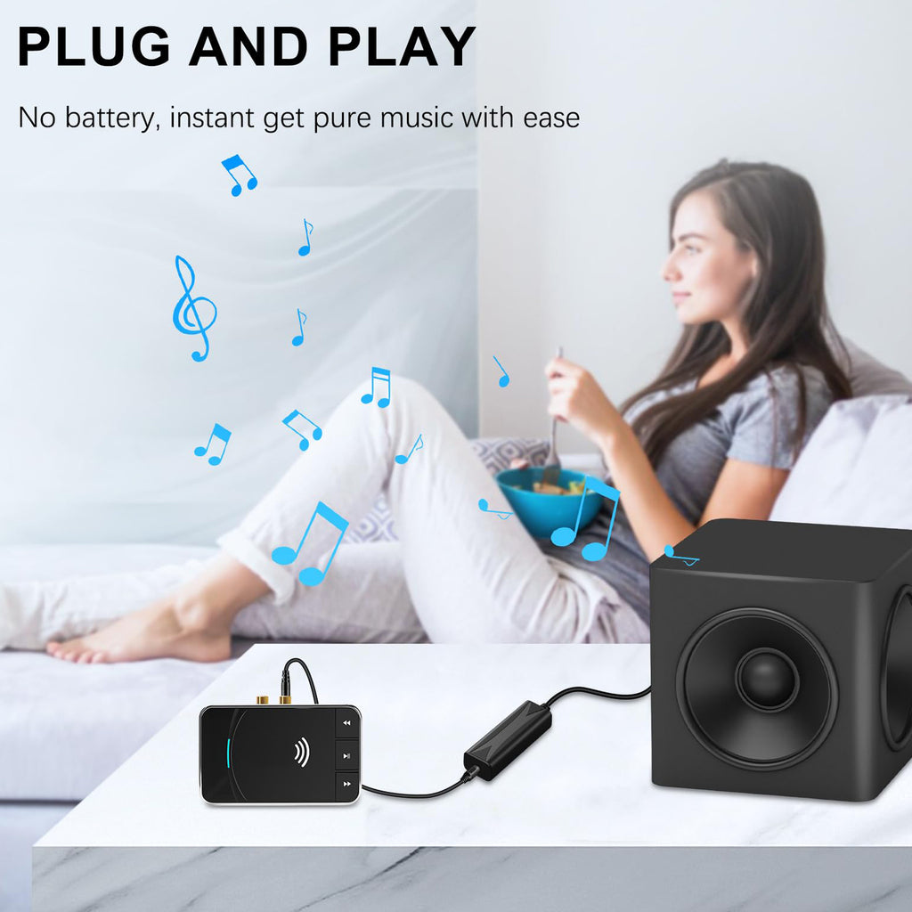 Ground Loop Noise Isolator 3.5mm AUX Audio Filter Buzz Hum Eliminator with 3.5mm Cable for Car Audio System Home Stereo Bluetooth Receiver Speaker PC