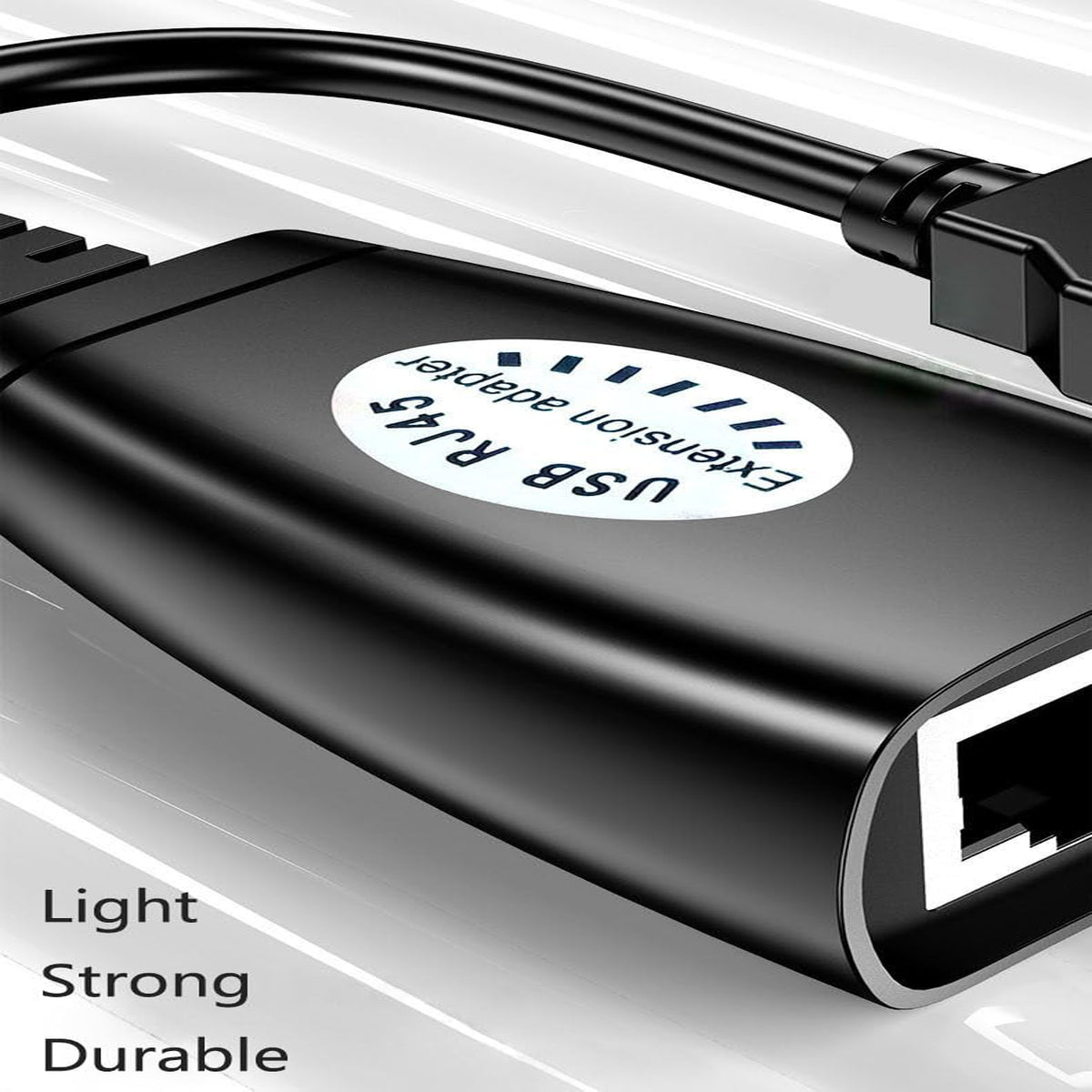 USB 2.0 Extender Over RJ45 Cat5 Cat5e Cat6 Cable Extension Adapter Set Up to 50m 164ft for PC Laptop Printer Mouse Keyboard Webcam