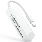 USB C to XD SD Micro SD Card Reader 3 in 1 Camera Memory Card Adapter Dongle for Olympus Fuji XD Picture Card iPhone 15 16 iPad Mac Android PC