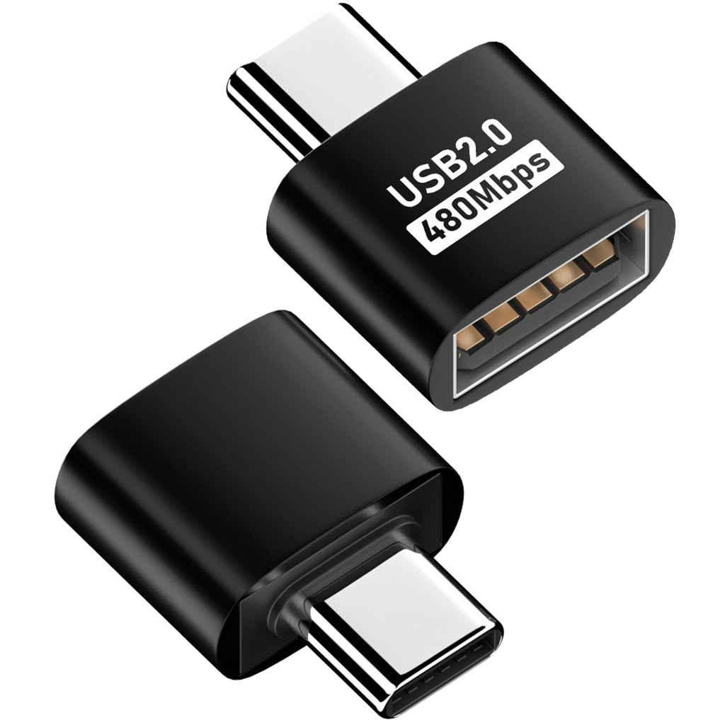 USB C to USB Adapter Type C Male to USB A Female OTG Converter 480Mbps Data Charging for MacBook iPhone 16 15 iPad Samsung Galaxy Flash Drive Keyboard