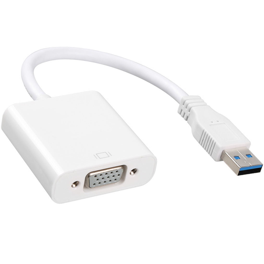 USB 3.0 2.0 to VGA Adapter 1080P External Graphics Converter for Windows 7 8 Vista Laptop Desktop Monitor Projector HDTV Multi Display