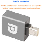 Mini DisplayPort to DisplayPort Adapter 8K 60Hz 4K 144Hz Mini DP Male to DP 1.4 Female Converter HDR Video Extender for PC Laptop Monitor Projector