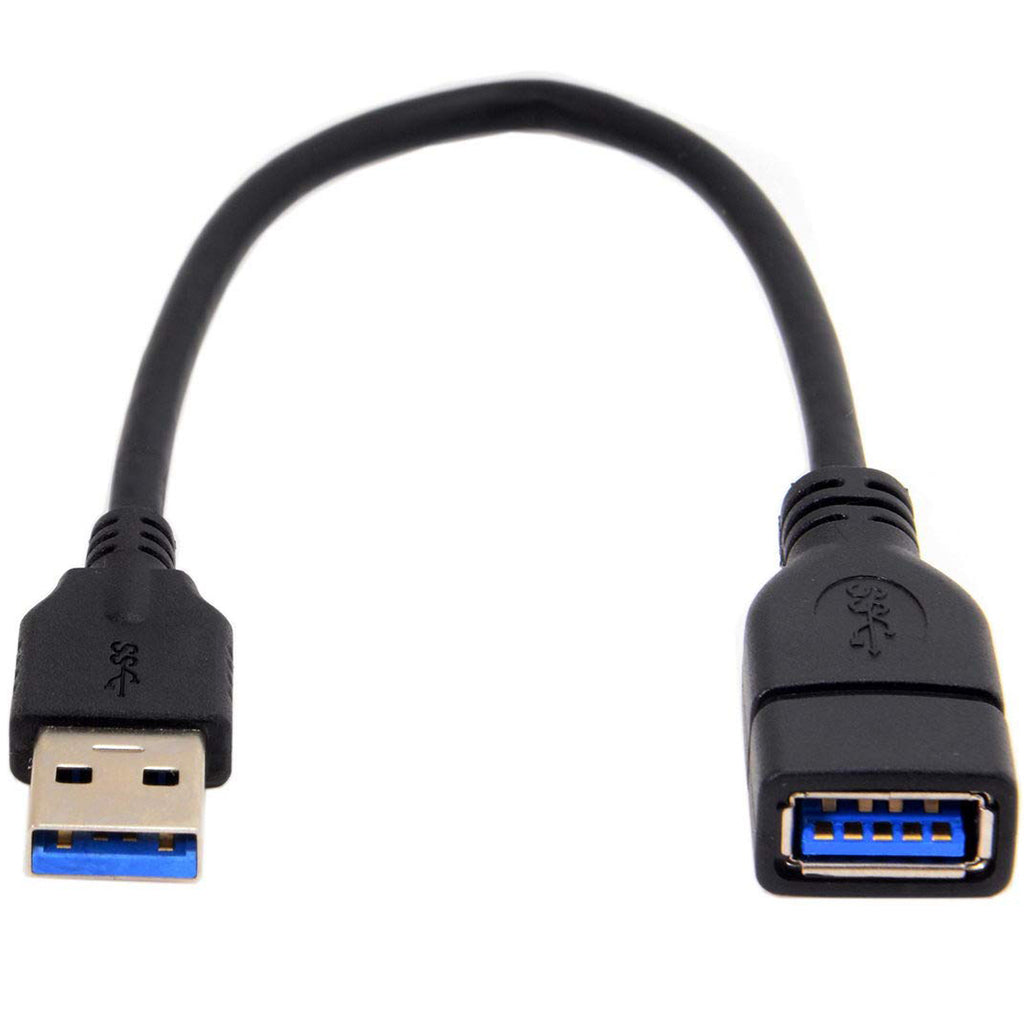 20cm USB 3.0 Type A Male to Female Extension Cable 5Gbps USB Extender for Laptop Keyboard Mouse Printer Flash Drive