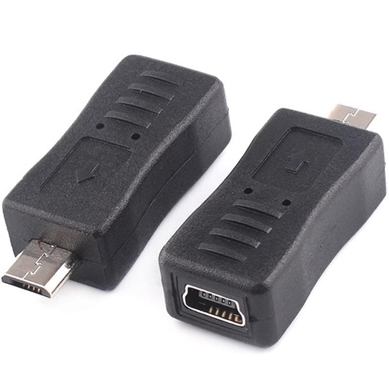 Mini / Micro USB Extension Adapter for Charging and Data Sync (Micro F to Mini M / Mini F to Micro M)