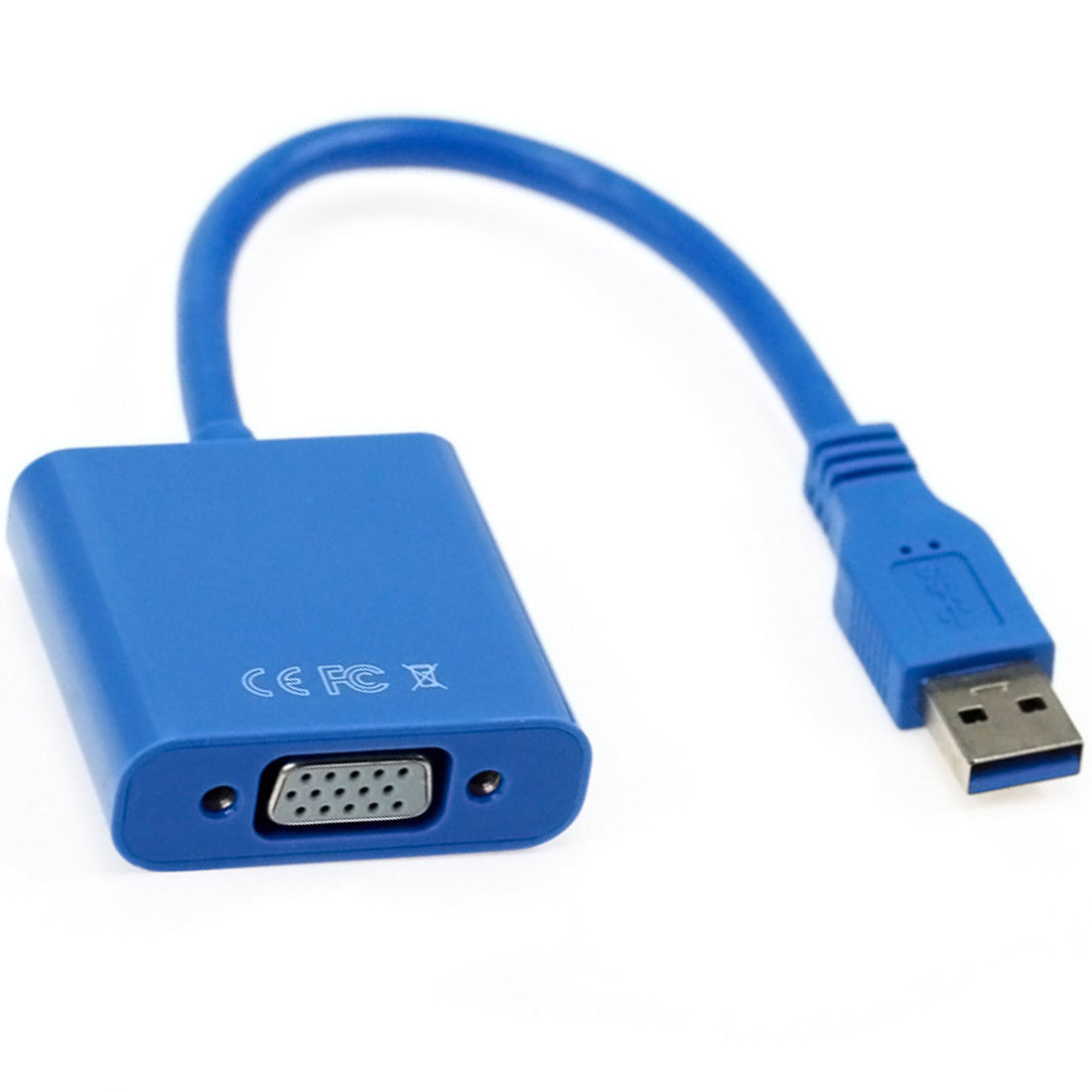 USB 3.0 2.0 to VGA Adapter 1080P External Graphics Converter for Windows 7 8 Vista Laptop Desktop Monitor Projector HDTV Multi Display
