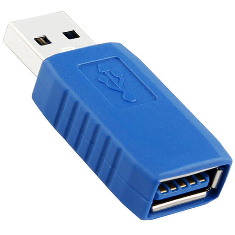 USB 3.0 Coupler Male to Female Adapter SuperSpeed 5Gbps USB Port Extension Connector for Laptops and Computers