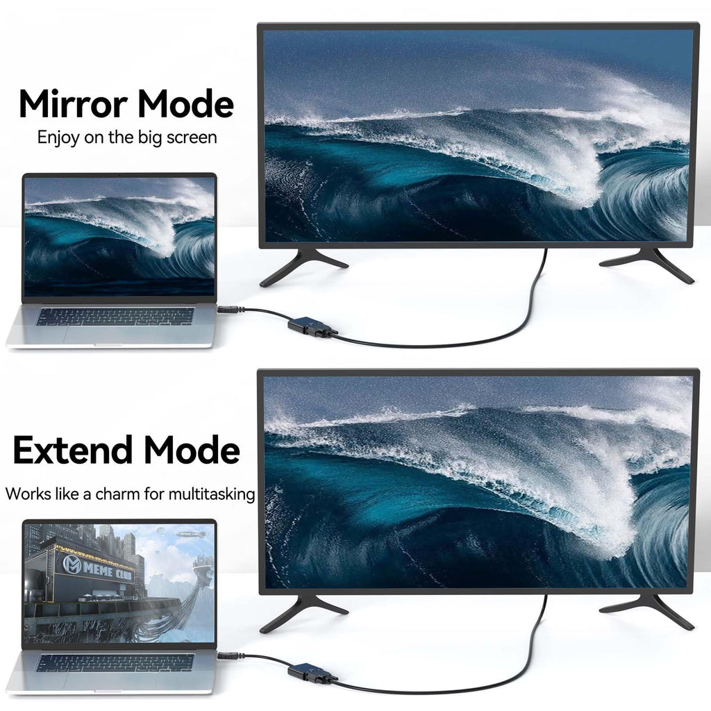 DisplayPort to DVI I Adapter DP Male to DVI I 24+5 Female Converter 1080p 60Hz for Desktop Laptop Monitor Projector