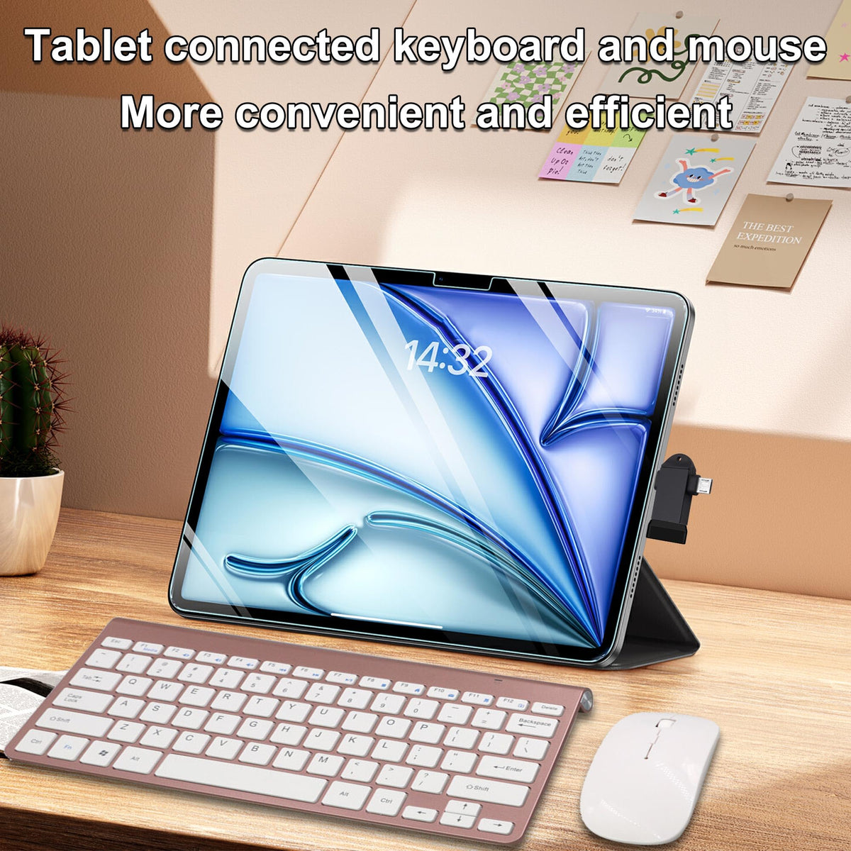 2 in 1 USB OTG Adapter Type C and Micro USB Male to USB 3.0 Female Converter for Android Phone Tablet Laptop Flash Drive Mouse Keyboard Controller
