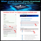 2.5Gbps USB C and USB A to Ethernet Adapter 2.5G RJ45 LAN Network Converter RTL8156BG for MacBook Pro Air Dell XPS Surface iPhone 15 16 iPad Pro PC