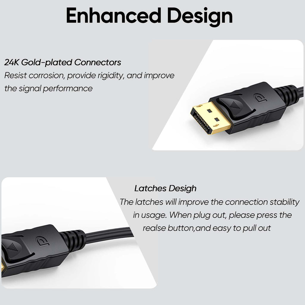 DisplayPort to DVI I Adapter DP Male to DVI I 24+5 Female Converter 1080p 60Hz for Desktop Laptop Monitor Projector