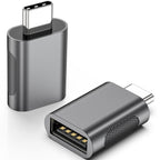 USB C to USB 3.2 Adapter 10Gbps Type C Male to USB A Female OTG Converter Thunderbolt 4 3 Zinc Alloy for MacBook Pro Air iPad iPhone 16 15 Galaxy Flash Drive