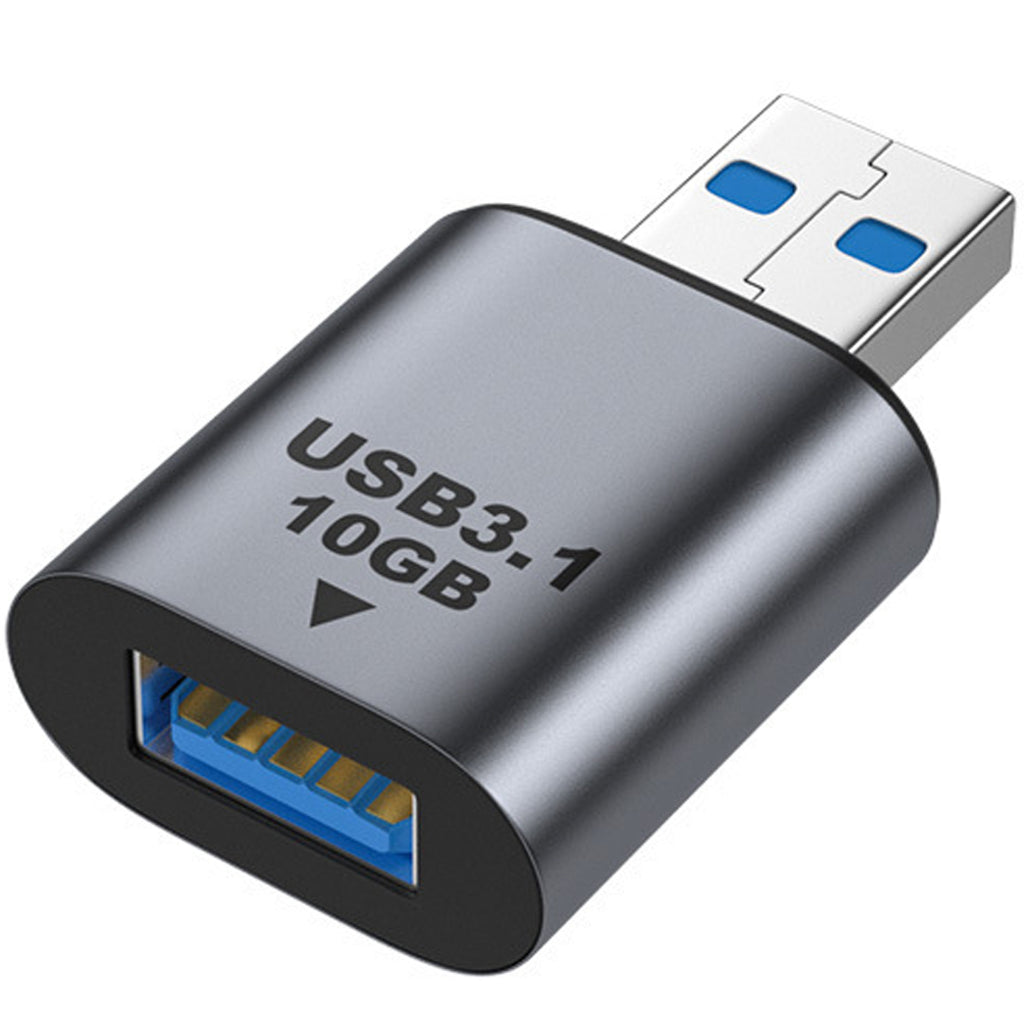 USB 3.1 Type A Male to Female Adapter 10Gbps 5V 3A Straight Extender for PC Laptop USB Flash Drive Mouse Keyboard