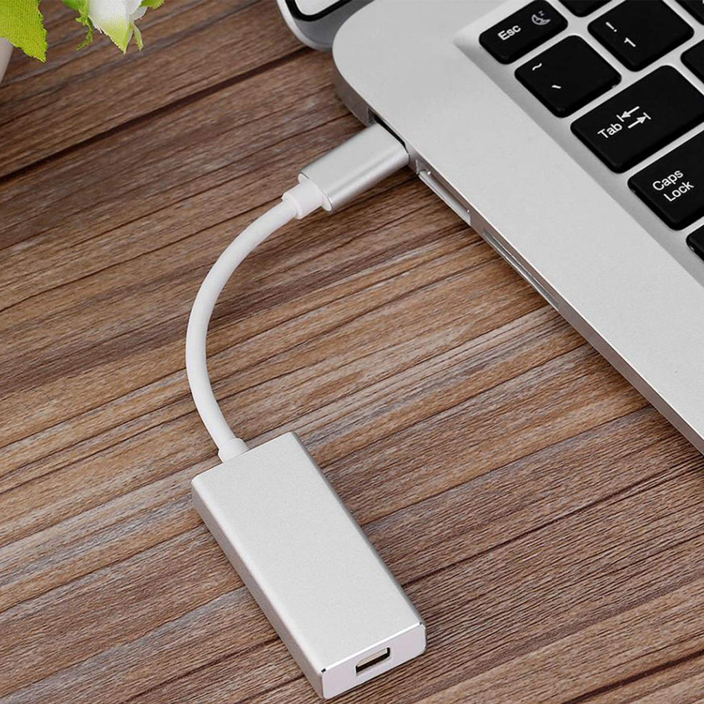 USB C to Mini DisplayPort Female Adapter 4K 60Hz Type C Thunderbolt 3 to Mini DP Converter for MacBook Pro Air iMac iPad Pro Dell XPS