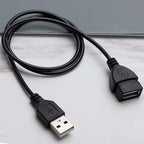 USB 2.0 Extension Cable Male to Female Extender Cord USB Type A Data Transfer Charging Lead for PC Laptop Printer Keyboard Mouse Flash Drive