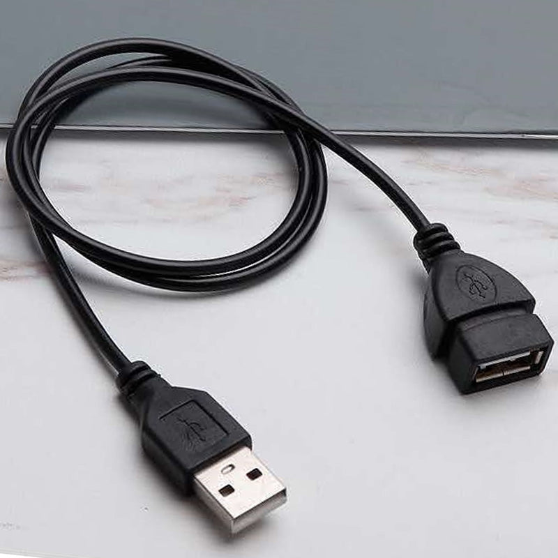 USB 2.0 Extension Cable Male to Female Extender Cord USB Type A Data Transfer Charging Lead for PC Laptop Printer Keyboard Mouse Flash Drive