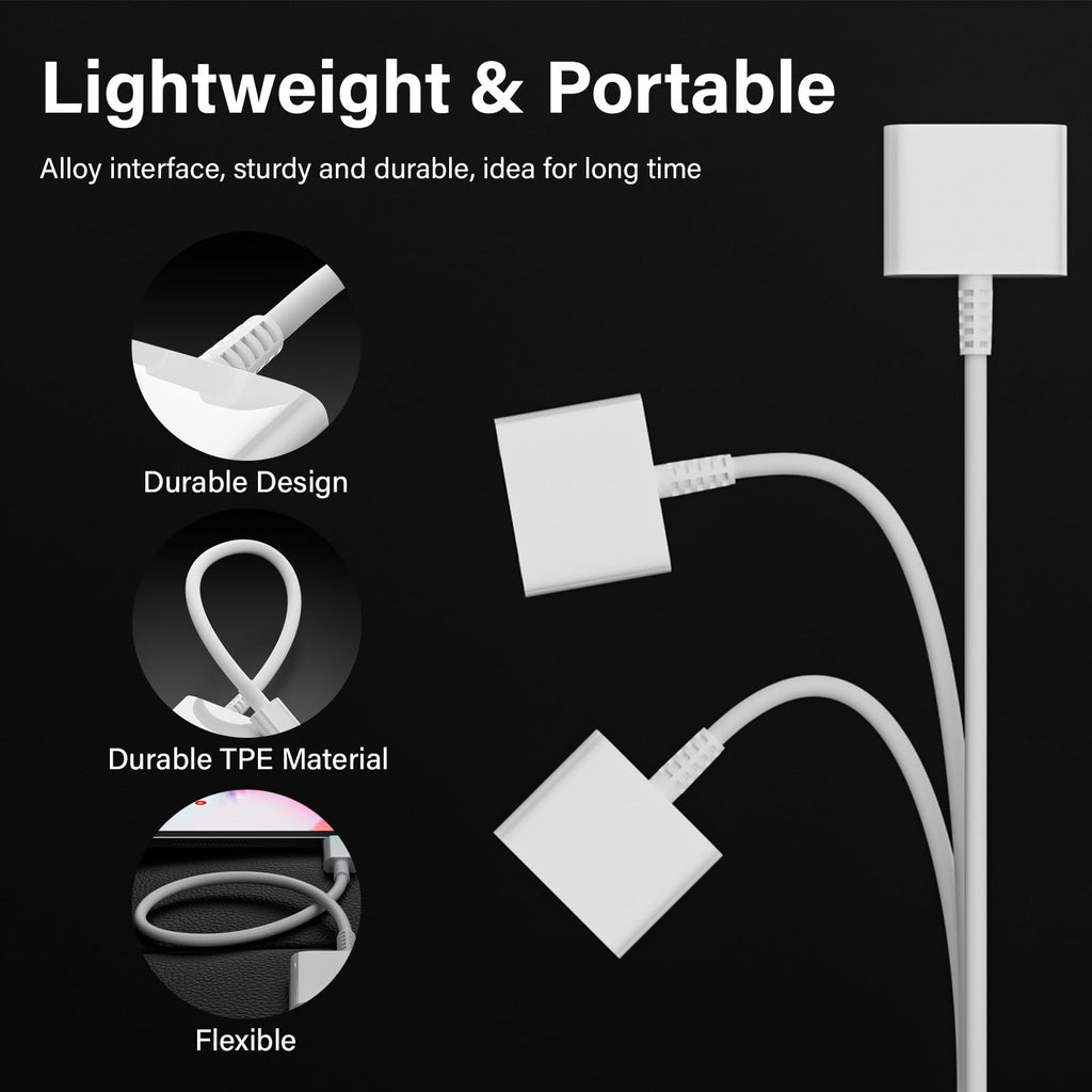 USB C to 30 Pin Adapter Cable Type C Male to 30 Pin Female Charging Data Converter for iPhone 16 15 Pro Max Plus iPad Air Mini Galaxy Pixel No Audio