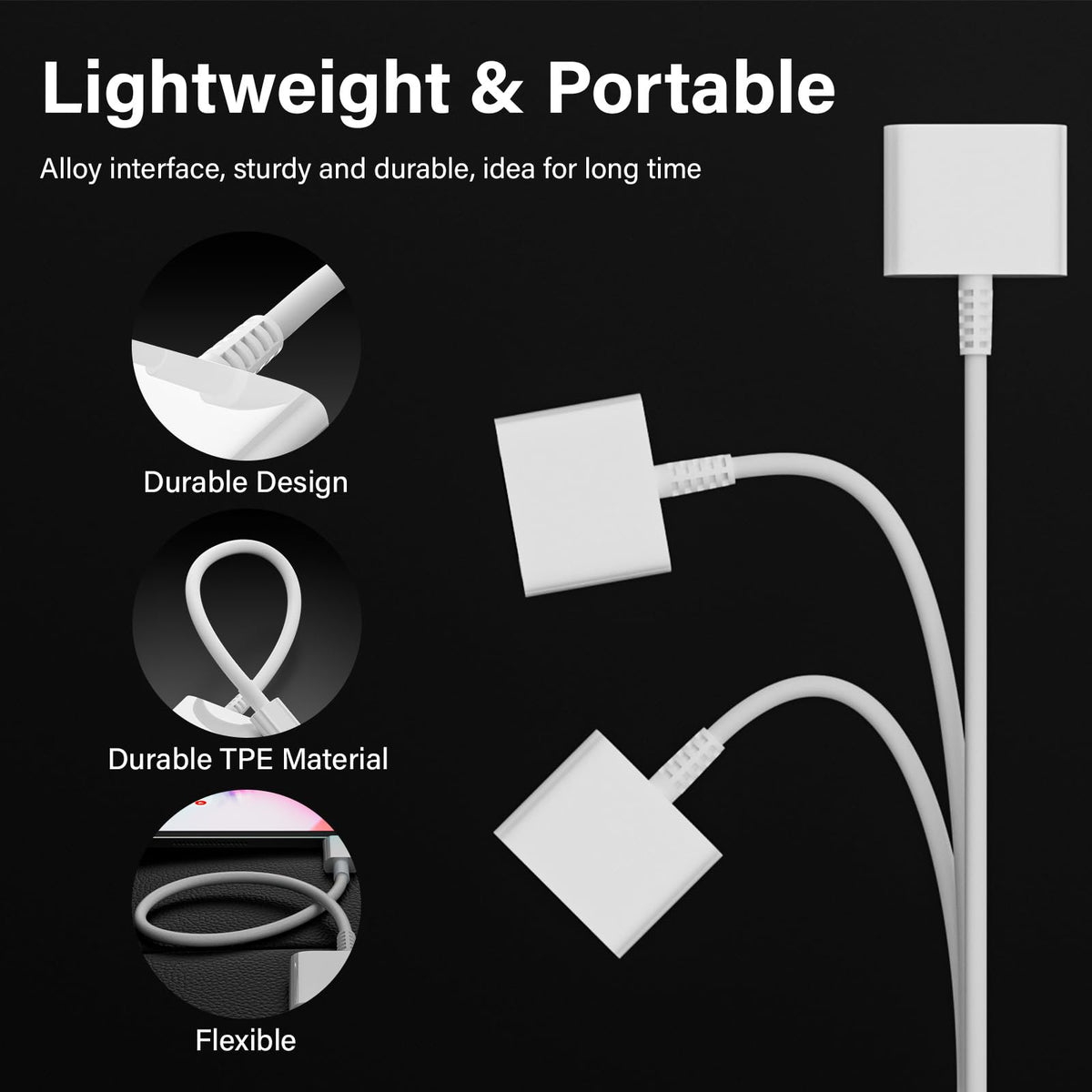 USB C to 30 Pin Adapter Cable Type C Male to 30 Pin Female Charging Data Converter for iPhone 16 15 Pro Max Plus iPad Air Mini Galaxy Pixel No Audio