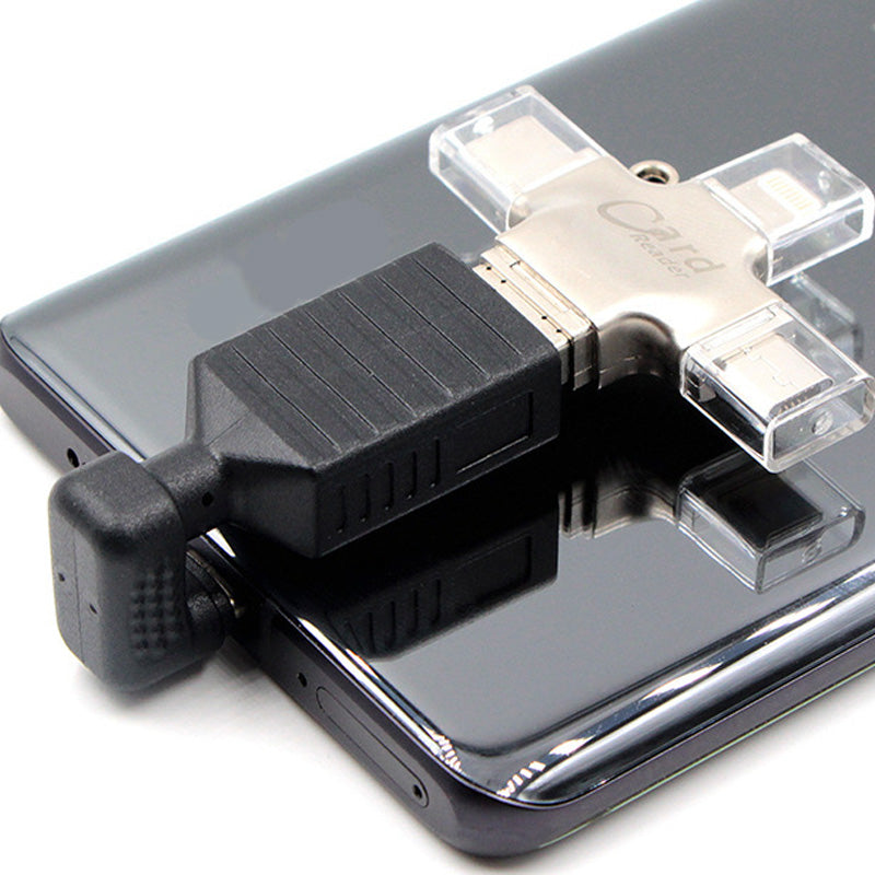 USB C Male to USB A 3.0 Female 180 Degree U Shape Adapter Fast Charging for Samsung Galaxy S9 MacBook Huawei Google Pixel Phone Tablet