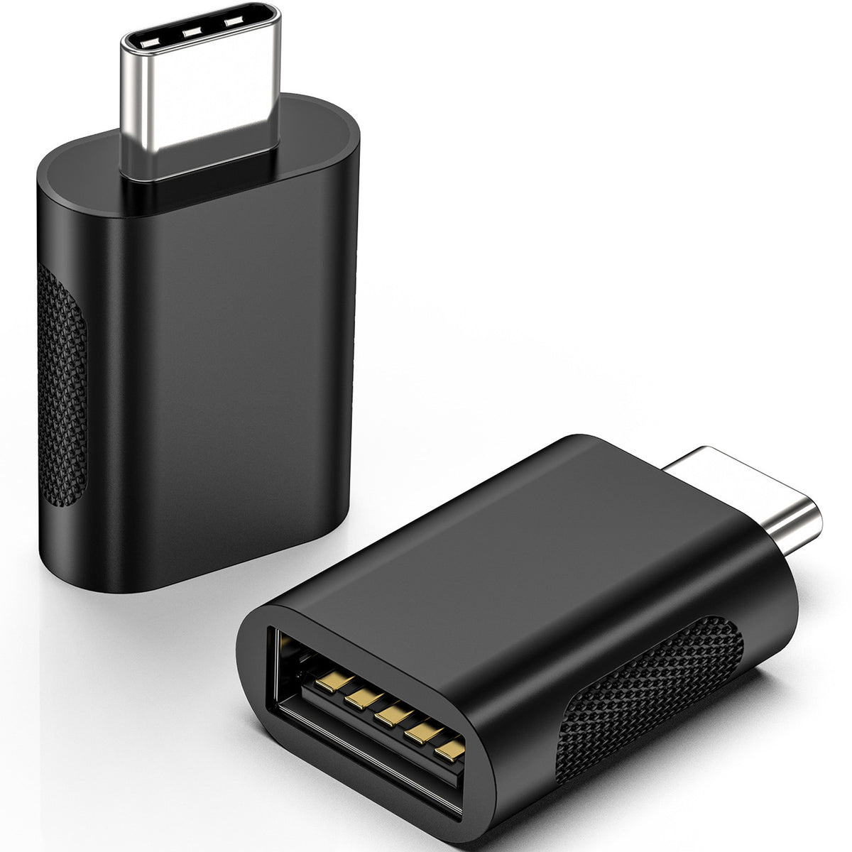 USB C to USB 3.2 Adapter 10Gbps Type C Male to USB A Female OTG Converter Thunderbolt 4 3 Zinc Alloy for MacBook Pro Air iPad iPhone 16 15 Galaxy Flash Drive