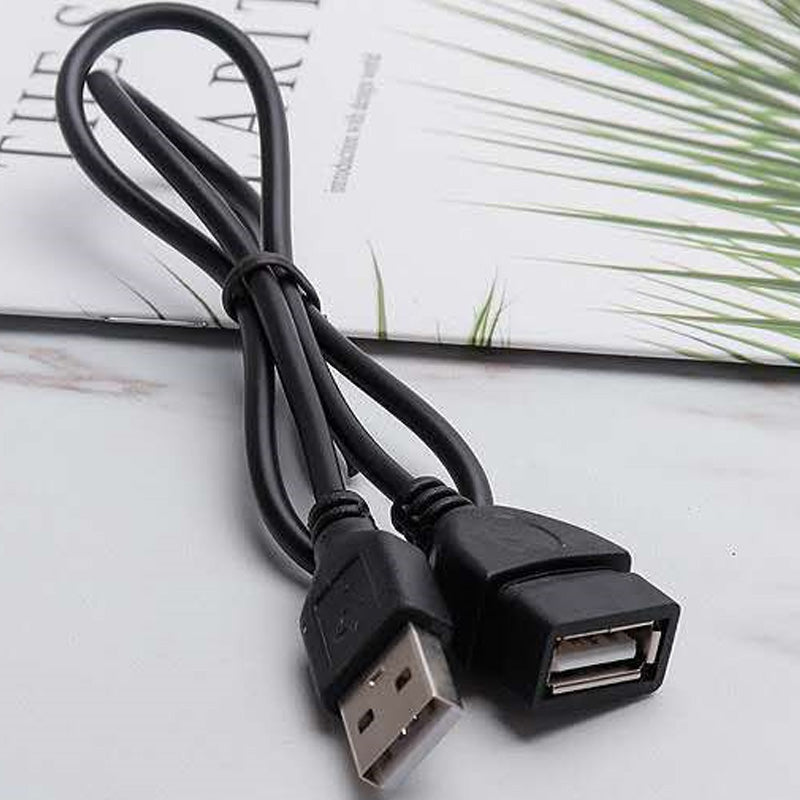 USB 2.0 Extension Cable Male to Female Extender Cord USB Type A Data Transfer Charging Lead for PC Laptop Printer Keyboard Mouse Flash Drive