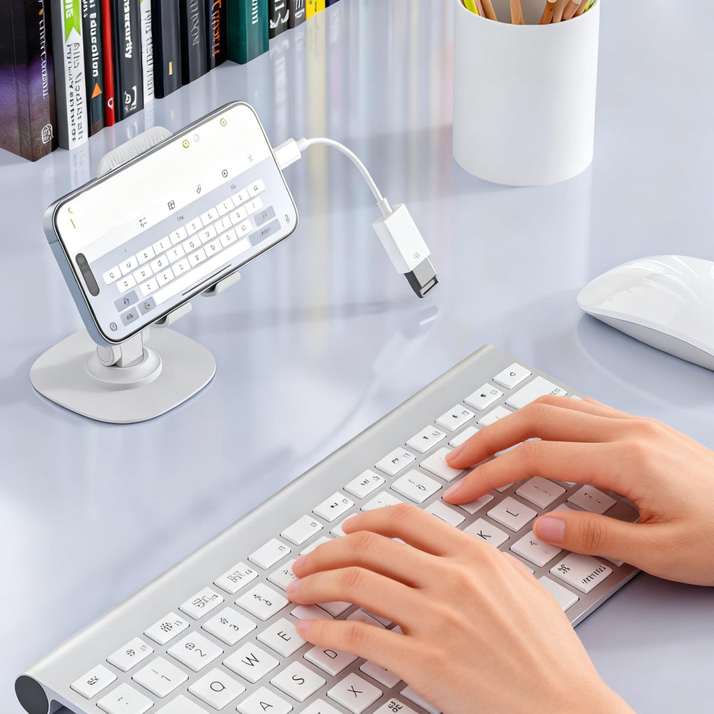 USB C to USB OTG Adapter Cable Type C Male to USB 3.0 Female Camera Connector for MacBook Pro iPad Galaxy Phone Tablet Flash Drive Mouse