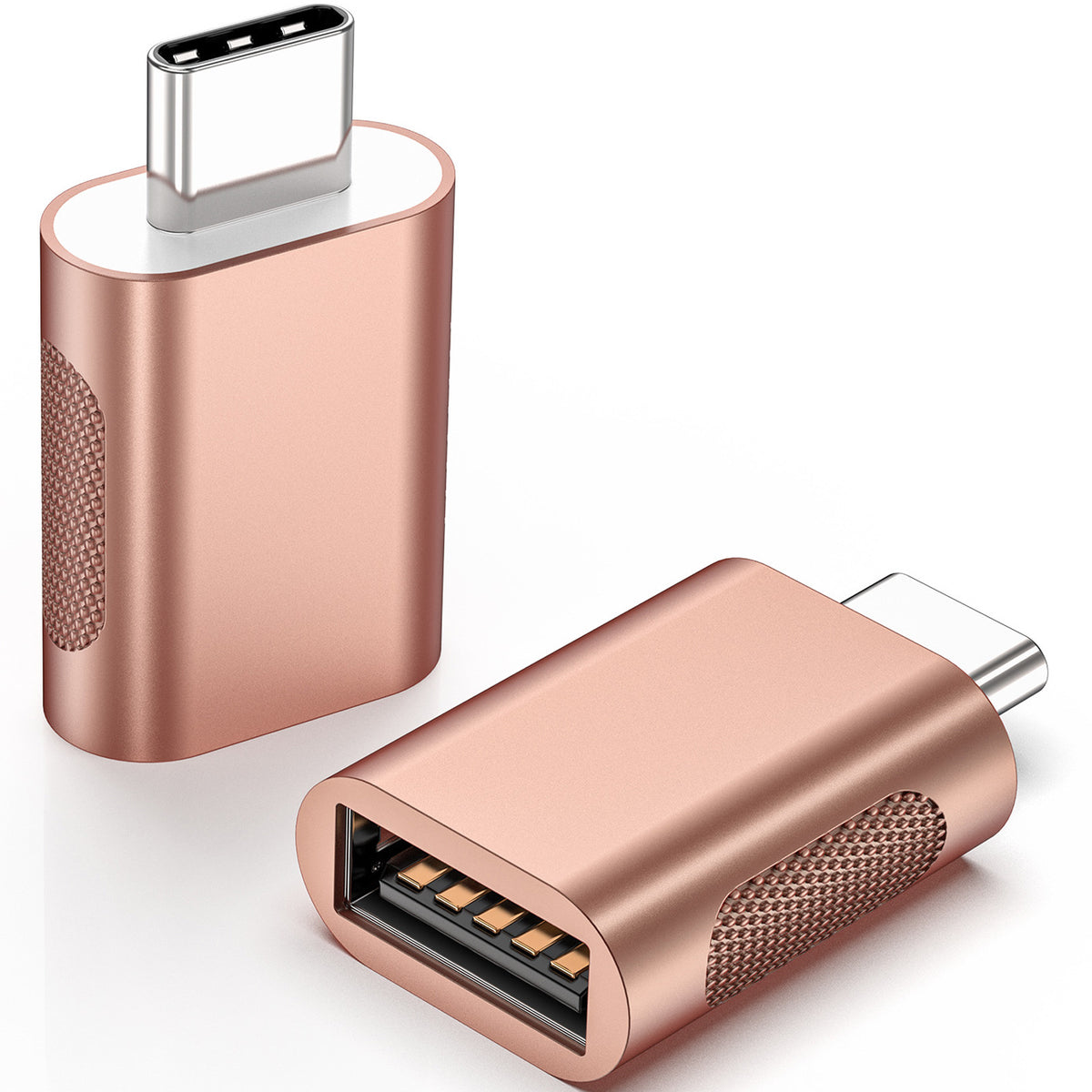 USB C to USB 3.2 Adapter 10Gbps Type C Male to USB A Female OTG Converter Thunderbolt 4 3 Zinc Alloy for MacBook Pro Air iPad iPhone 16 15 Galaxy Flash Drive