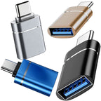 USB C to USB 3.0 Adapter Type C Male to USB A Female OTG Converter 5Gbps Aluminum Mini Plug for MacBook iPad Tablet Phone Flash Drive
