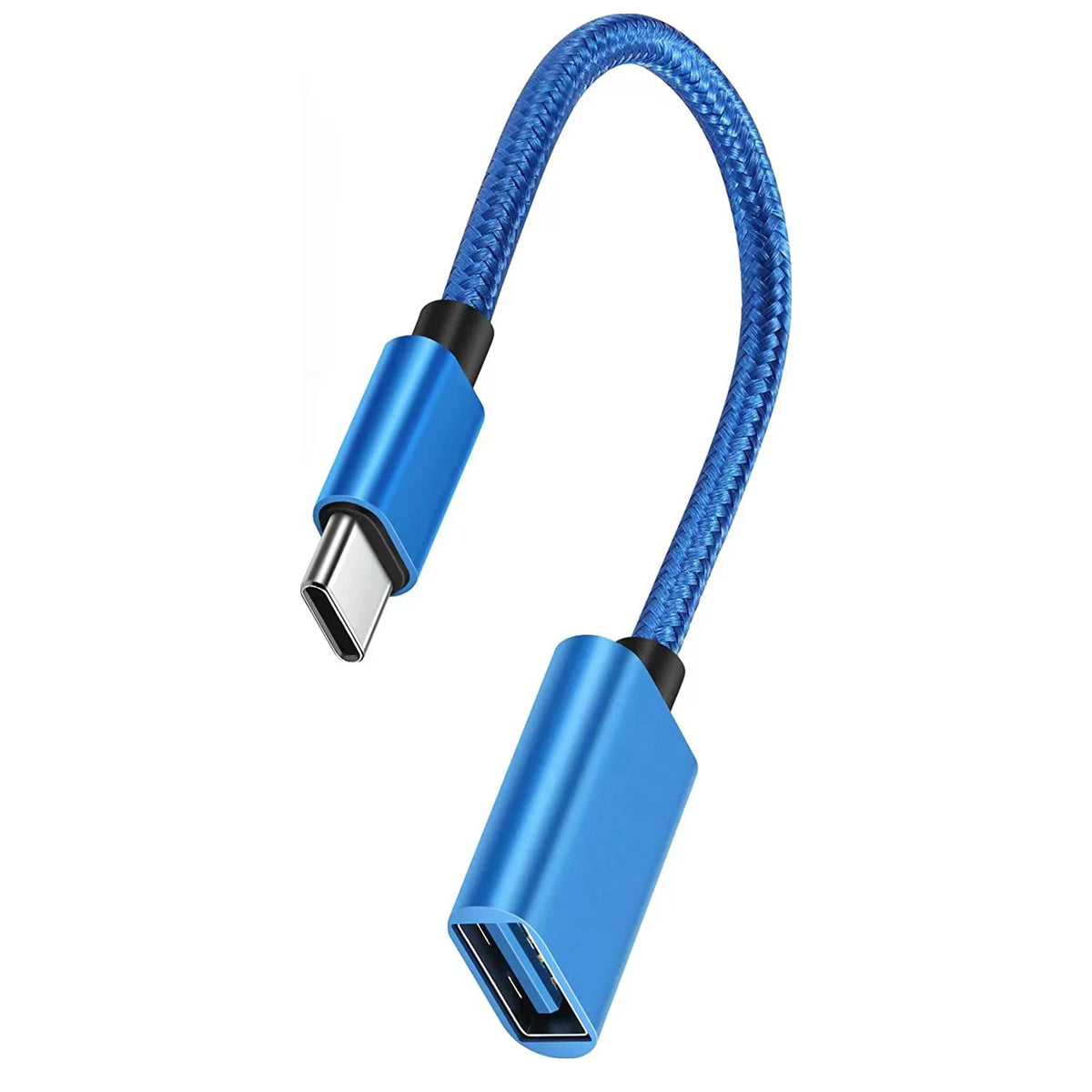 USB C to USB Adapter Type C Male to USB Female OTG Cable for iPhone 16 15 Pro Max MacBook Samsung Galaxy Android Connect USB Drive Mouse Keyboard
