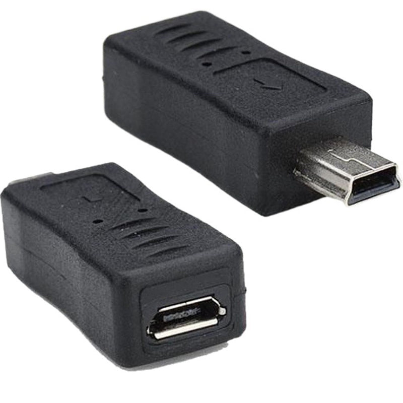 Mini / Micro USB Extension Adapter for Charging and Data Sync (Micro F to Mini M / Mini F to Micro M)