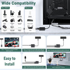 Micro USB to RJ45 Ethernet Adapter 10 100Mbps Wired LAN Network Converter with Power Port for Fire TV Stick 4K Chromecast Ultra Google Home Mini Roku