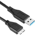 47CM USB 3.0 Type A to Micro-B Cable 5Gbps External Hard Drive Cord Compatible with WD Seagate Toshiba Samsung LaCie