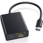 Micro USB to RJ45 Ethernet Adapter 10 100Mbps Wired LAN Network Converter with Power Port for Fire TV Stick 4K Chromecast Ultra Google Home Mini Roku