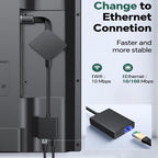 Micro USB to RJ45 Ethernet Adapter 10 100Mbps Wired LAN Network Converter with Power Port for Fire TV Stick 4K Chromecast Ultra Google Home Mini Roku