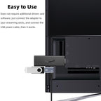 90 Degree Micro USB OTG Adapter Powered USB A Female for Fire TV Stick 4K Max Lite Chromecast Android Phone Tablet Left Right Angle