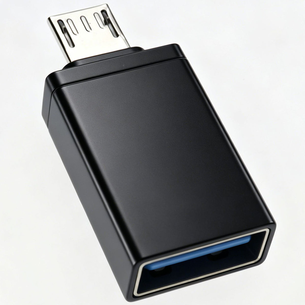 Micro USB to USB 3.0 Female OTG Adapter Aluminum Alloy Connector for Android Smartphones and Tablets