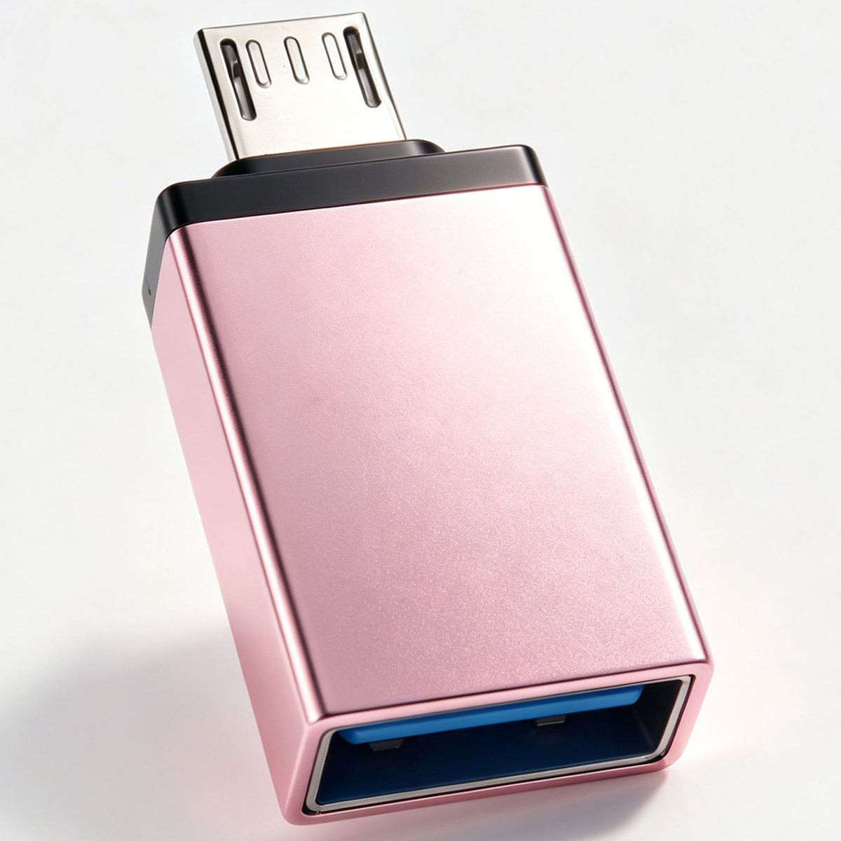 Micro USB to USB 3.0 Female OTG Adapter Aluminum Alloy Connector for Android Smartphones and Tablets