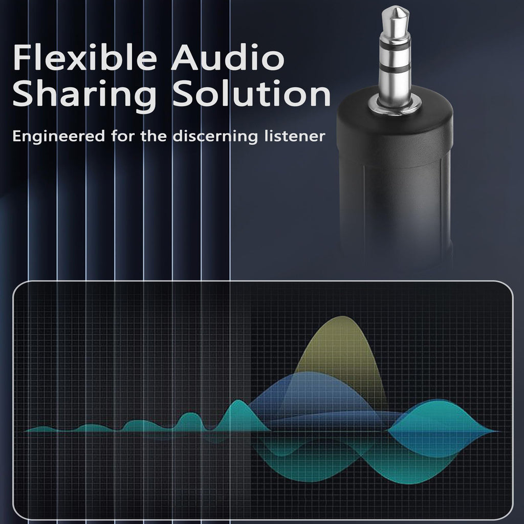 3.5mm Male to 6.35mm Female Audio Adapter 1/8 Male to 1/4 Female Stereo Headphone Jack Converter 6.5mm to 3.5mm TRS Plug for PC Speaker Amp Guitar Piano
