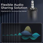 3.5mm Male to 6.35mm Female Audio Adapter 1/8 Male to 1/4 Female Stereo Headphone Jack Converter 6.5mm to 3.5mm TRS Plug for PC Speaker Amp Guitar Piano