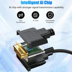 DVI D 24+1 to HDMI Compatible Cable Male to Male Bidirectional 1080P 60Hz 1920x1200 for PS5 PS4 PS3 Xbox One 360 Roku Raspberry Pi