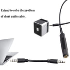 3.5mm Female to Female TRRS Adapter 4 Pole 1/8 Inch Audio Aux Coupler Headphone Microphone Extender for Gaming Headset Phone PC Laptop Controller