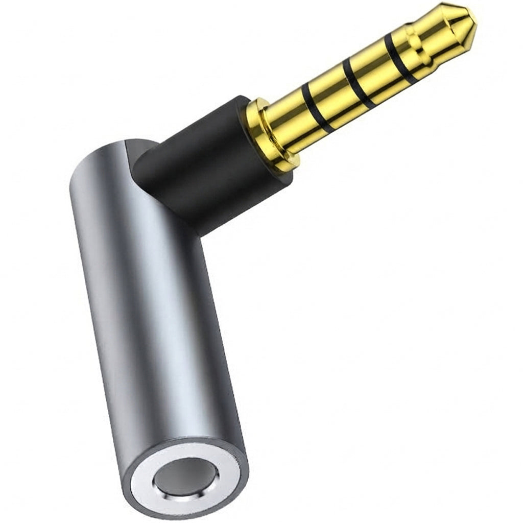 3.5mm TRRS Audio Adapter 1 8 Inch 4 Pole Stereo Mic Coupler Gold Plated Male to Male Male to Female Female to Female 90 Degree Aux Connector