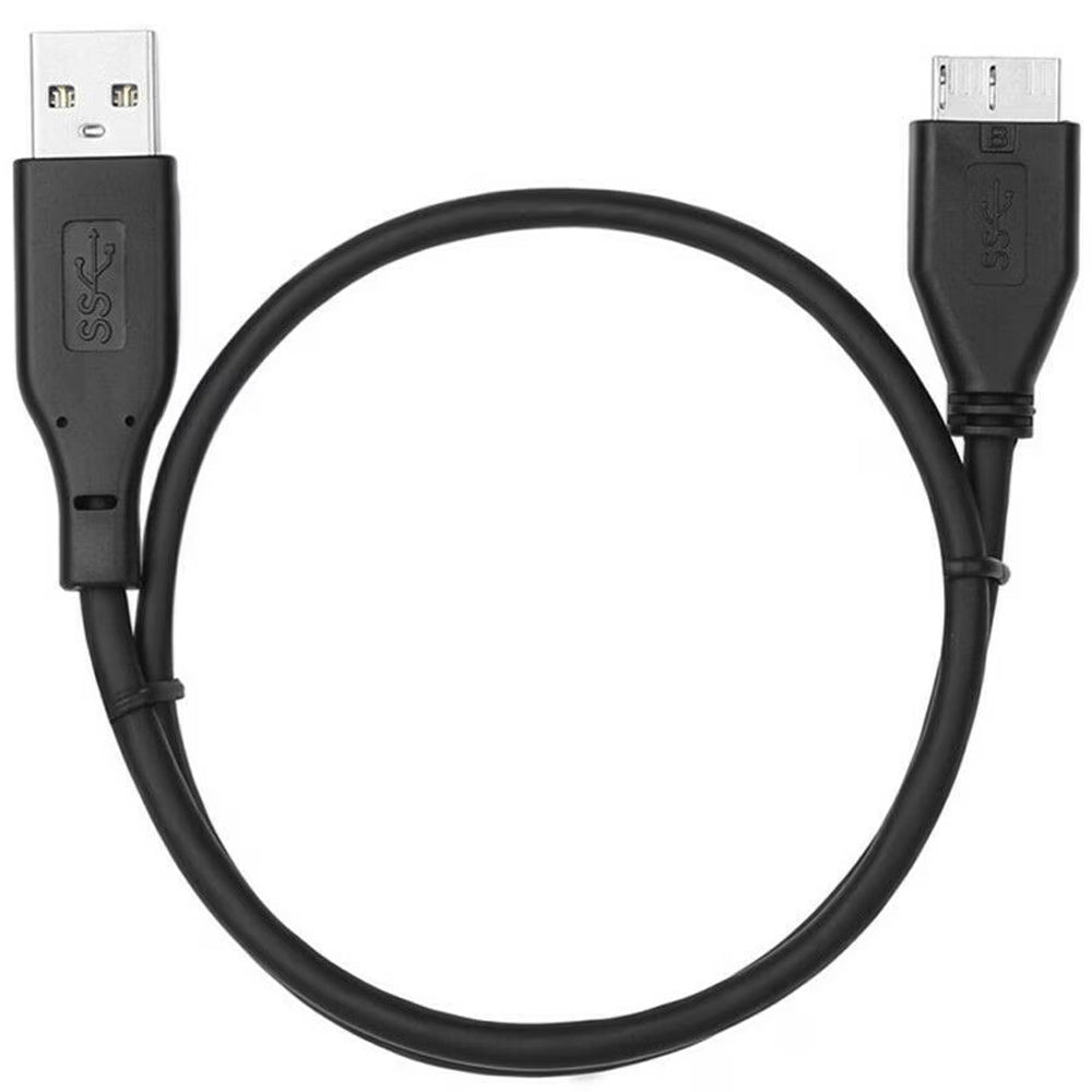 47CM USB 3.0 Type A to Micro-B Cable 5Gbps External Hard Drive Cord Compatible with WD Seagate Toshiba Samsung LaCie