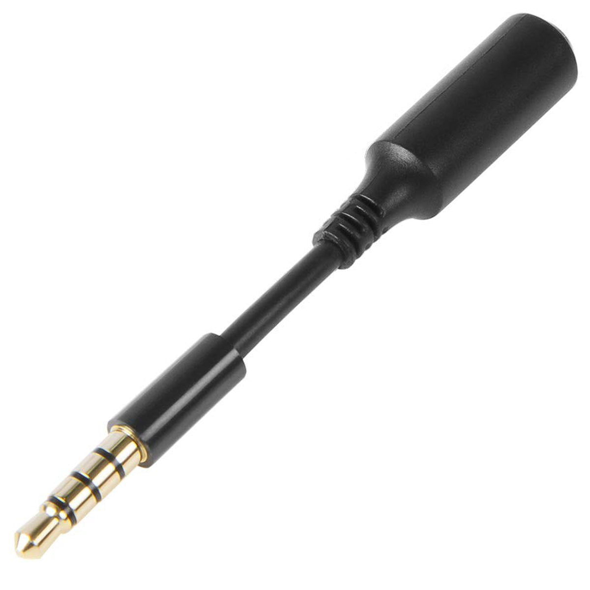 3.5mm Audio Extension Cable 3 Inch Short TRRS 4 Pole Male to Female Aux Cord Headphone Mic Extender for Bulky Phone Case Car PC Laptop Gaming Headset