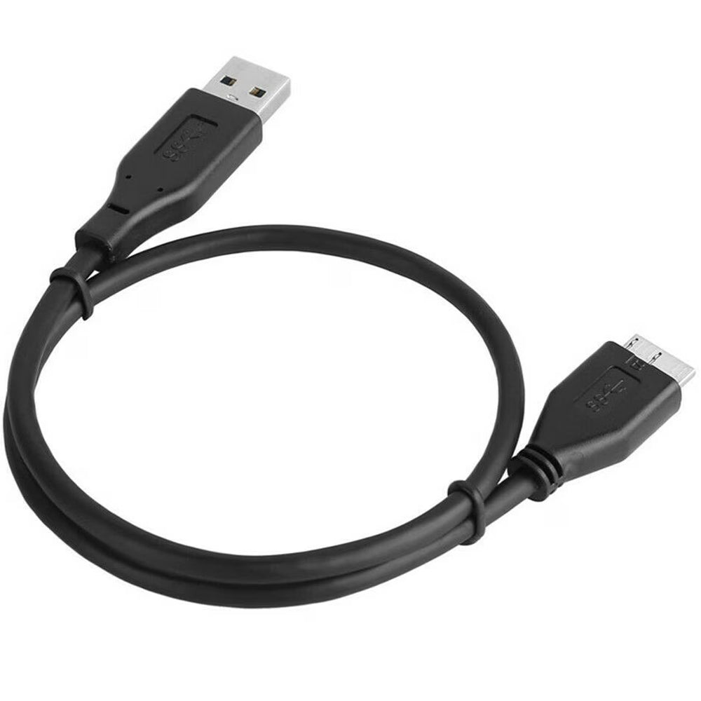 47CM USB 3.0 Type A to Micro-B Cable 5Gbps External Hard Drive Cord Compatible with WD Seagate Toshiba Samsung LaCie