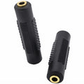 3.5mm Female to Female TRRS Adapter 4 Pole 1/8 Inch Audio Aux Coupler Headphone Microphone Extender for Gaming Headset Phone PC Laptop Controller