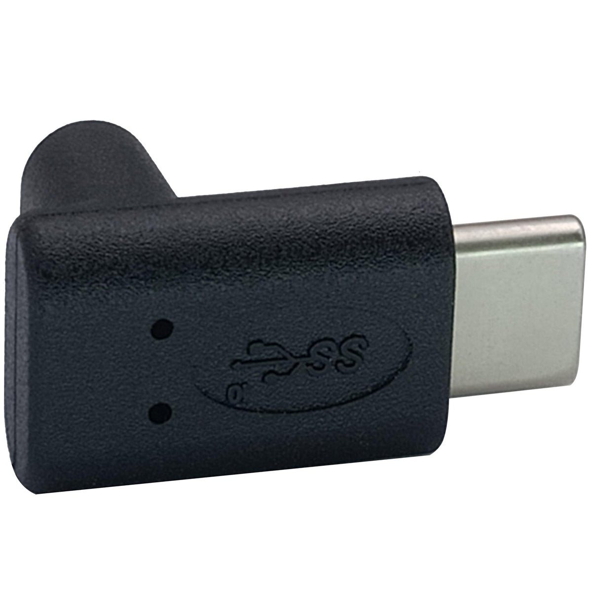 USB-C Male to Female Adapter 90° Up-Down Angle – USB 3.1 Gen 2 10Gbps 3A Charging Data Audio Video for USB-C Laptops and Devices
